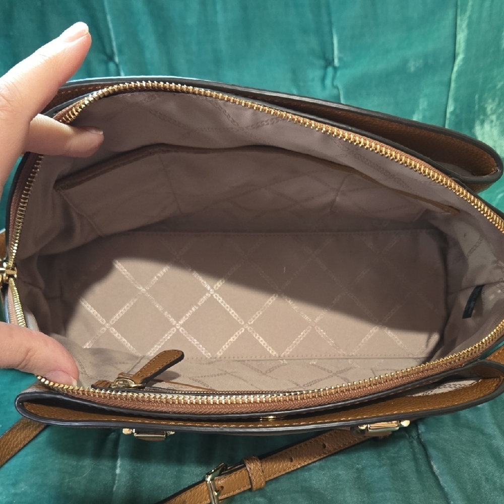 Michael Kors Brown Satchel with Gold Hardware - Picture 4 of 9
